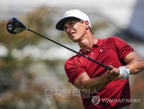 올레센의 스윙 모습                                                                                                       AFP 연합뉴스